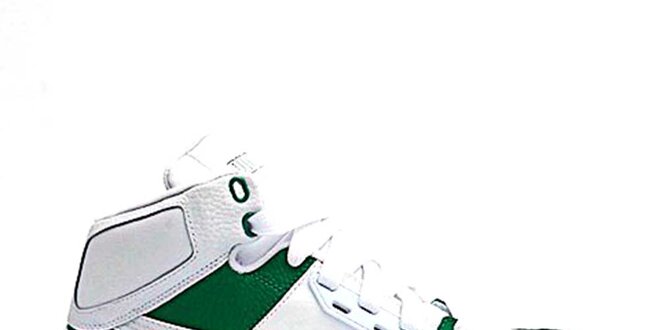 Pánske bielo-zelené členkové tenisky Puma