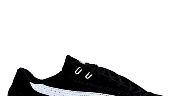 Pánske čierne semišové topánky Puma