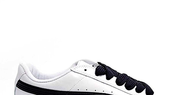 Pánske bielo-čierne topánky Puma