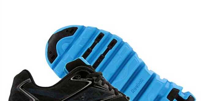 Pánske čierno-modré bežecké topánky Reebok