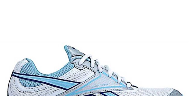 Dámske bielo-modro-strieborné fitness topánky Reebok