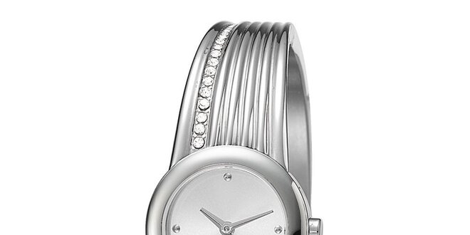 Dámske oceľové hodinky so sofistikovaným náramkom Esprit