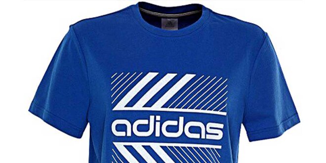 Pánske modré tričko Adidas