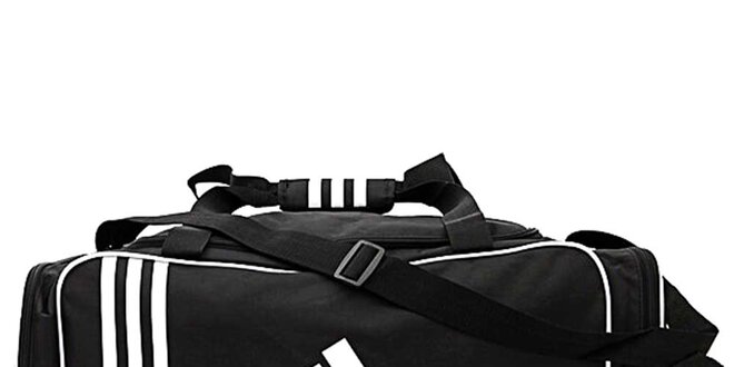 Pánska čierno-biela športová taška Adidas