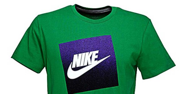 Pánske zelené tričko s potlačou Nike
