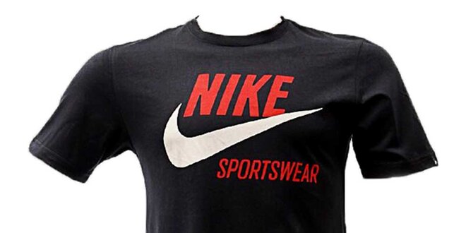 Pánske čierne tričko Nike