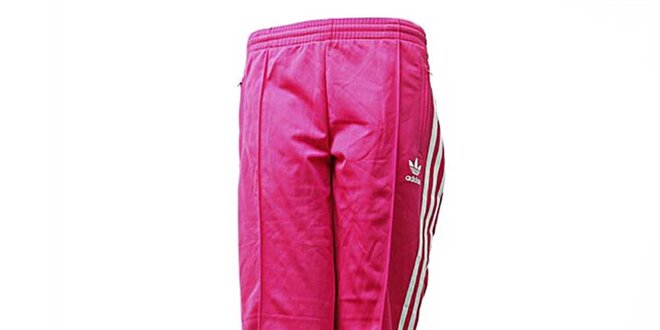 Dámske ružové športové nohavice Adidas