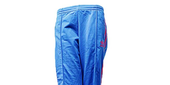 Dámske modré športové nohavice Adidas