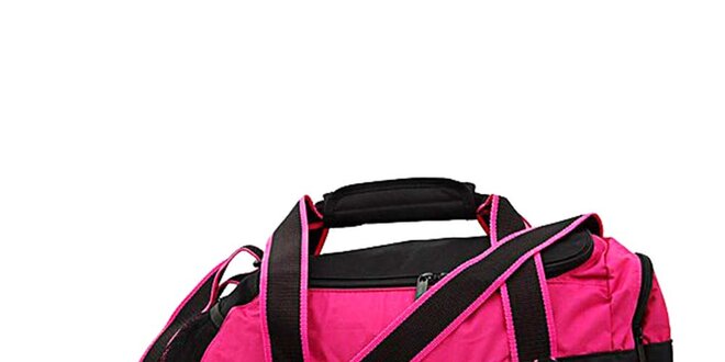 Dámska čierno-ružová športová taška Adidas