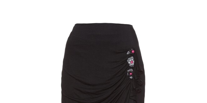 Dámska čierna púzdrová sukňa Uttam Boutique