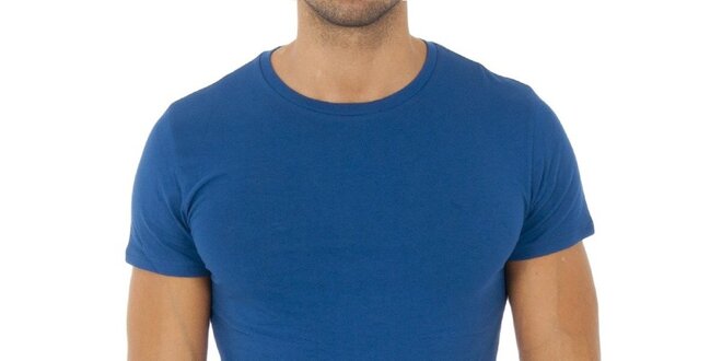Pánske blankytno modré tričko Ralph Lauren