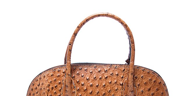 Dámska  šafránová kabelka s bodkami Renata Corsi