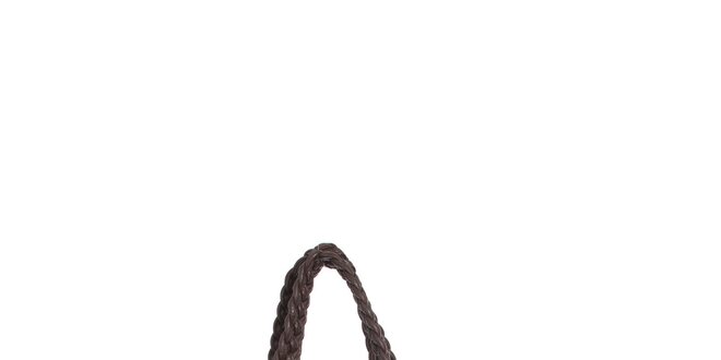 Dámska tyrkysová kabelka Moow s ozdobným prešívaním