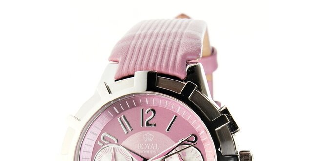 Dámske svetlo ružové hodinky Royal London