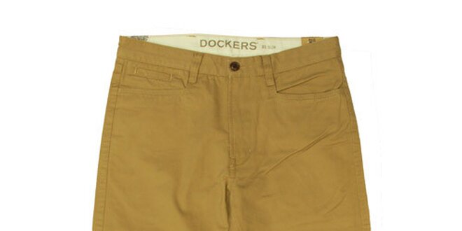 Pánske béžové nohavice Dockers