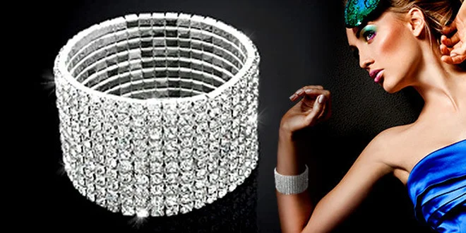 Náramok so Swarovski elements