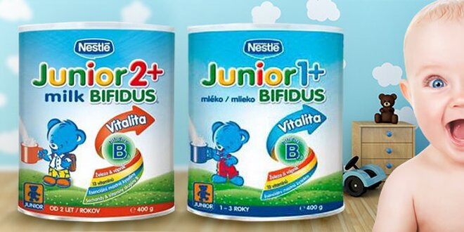 Dojčenské mlieka Nestlé za bezkonkurenčnú cenu