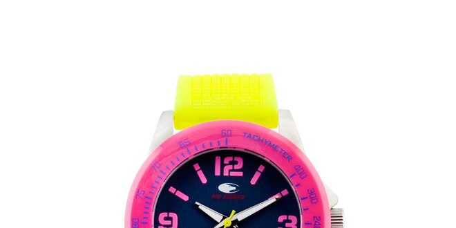 Farebné analógové hodinky s tmavým ciferníkom No Limits