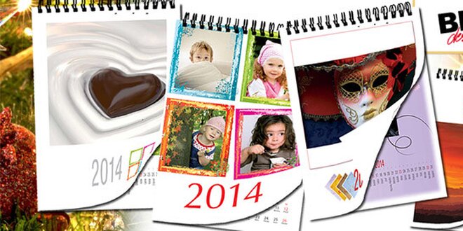 Kalendár na rok 2014 s vlastnými fotkami