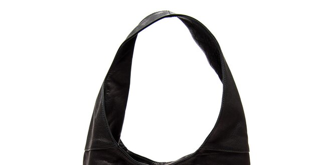 Dámska čierna kabelka s jedným uchom Roberta Minelli