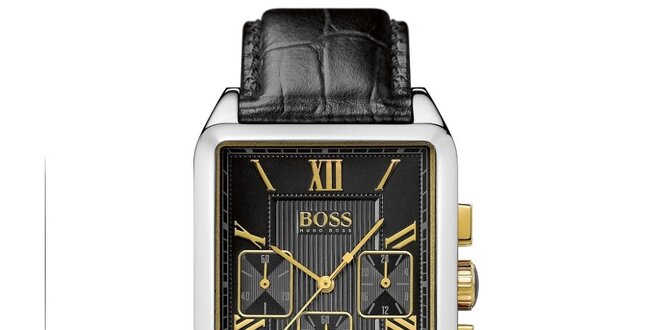 Pánske hranaté hodinky s chronografom Hugo Boss Orange