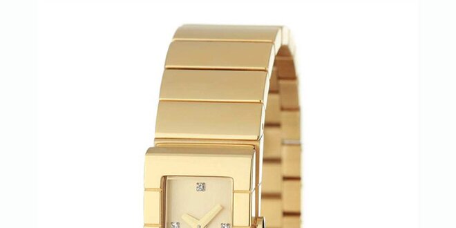 Dámske oceľové náramkové hodinky Dolce & Gabbana zlaté