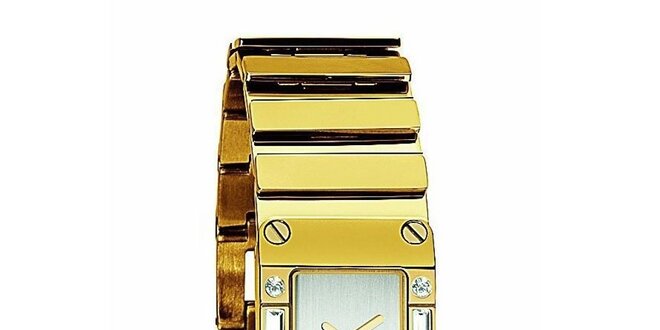 Dámske oceľové náramkové hodinky vo farbe zlata Dolce & Gabbana