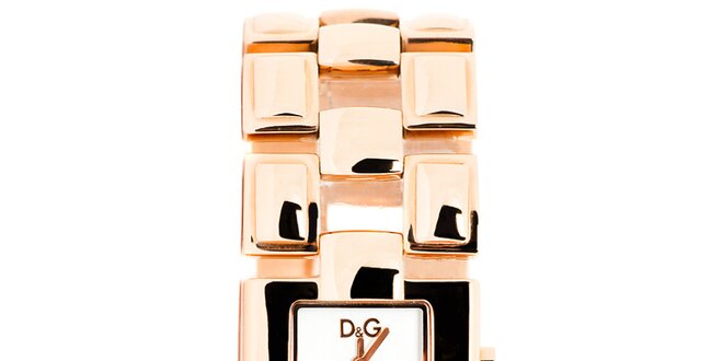 Dámske zlatoružové hodinky Dolce&Gabbana