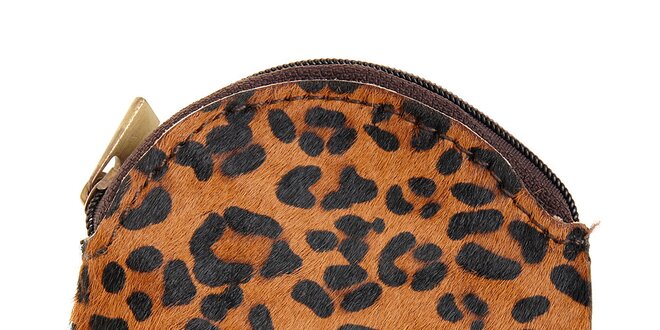 Dámska leopardia peňaženka na mince Hope