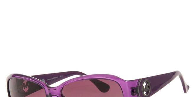 Dámske fialové slnečné okuliare Michael Kors s fialovými sklíčkami