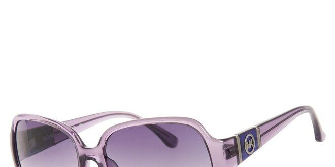 Dámske fialové transparentné slnečné okuliare Michael Kors