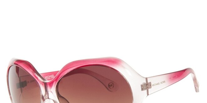 Dámske ružové transparentné slnečné okuliare Michael Kors