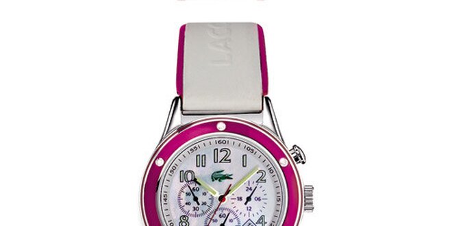 Dámske hodinky Lacoste s ružovými detailami