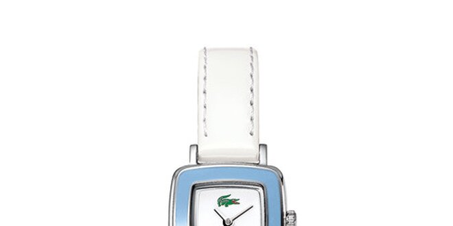 Dámske bielo-modré hodinky Lacoste