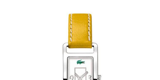 Dámske hodinky Lacoste so žltým remienkom