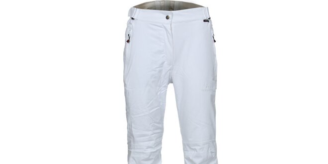 Dámske biele lyžiarske nohavice Bergson