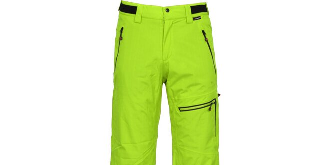 Pánske zelené lyžiarske nohavice Bergson
