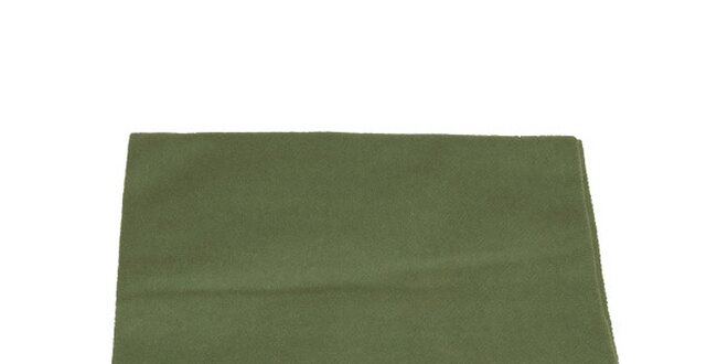 Zelený vlnený šál Pierre Cardin