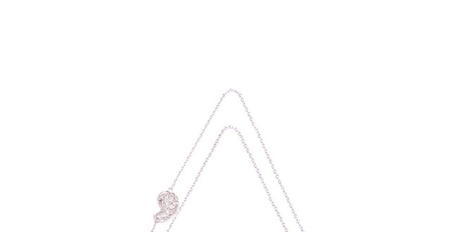 Dámsky náhrdelník s ružovými korálkami Pietro Filipi