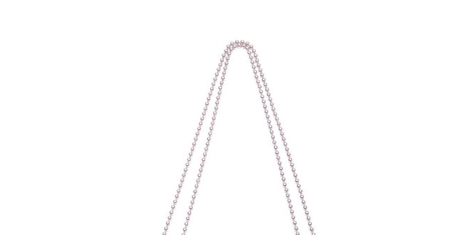 Dámsky strieborný perličkový náhrdelník s guličkou Pietro Filipi