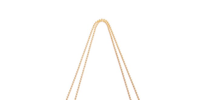 Dámsky zlatý perličkový náhrdelník s guličkou Pietro Filipi