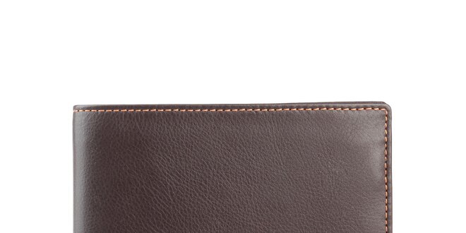 Hnedá kožená peňaženka Brooksfield