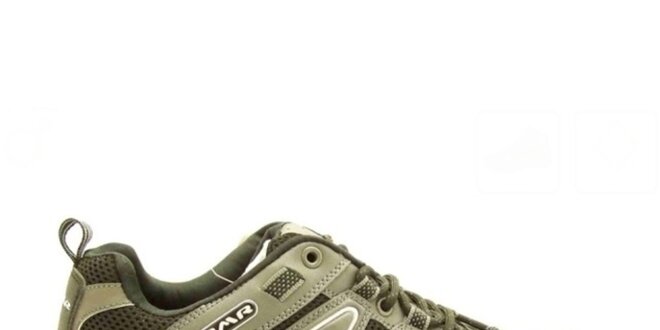 Pánske šedo-čierne trekové topánky Numero Uno