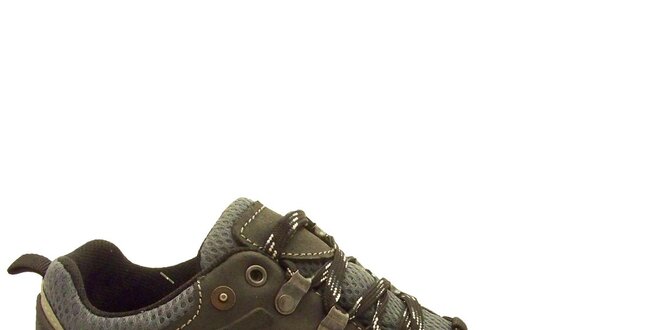 Pánske čierno-šedé trekové topánky Numero Uno