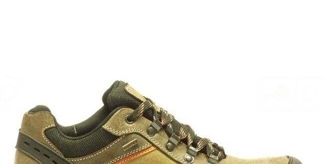 Pánske nízke trekové topánky s oranžovými detailmi Numero Uno