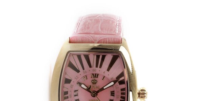 Dámske ružové hodinky Royal London