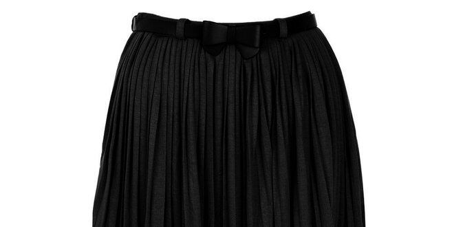 Dámska plisovaná čierna sukňa Yumi