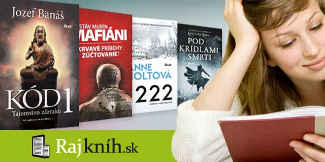 Zľava 25 % na nákup z RajKníh.sk