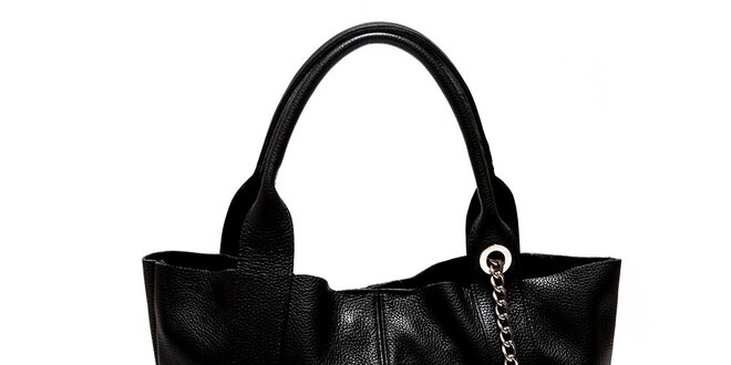 Dámska čierna kabelka so strapcami Isabella Rhea