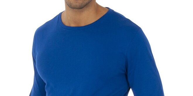 Svetlo modré tričko Ralph Lauren s dlhým rukávom